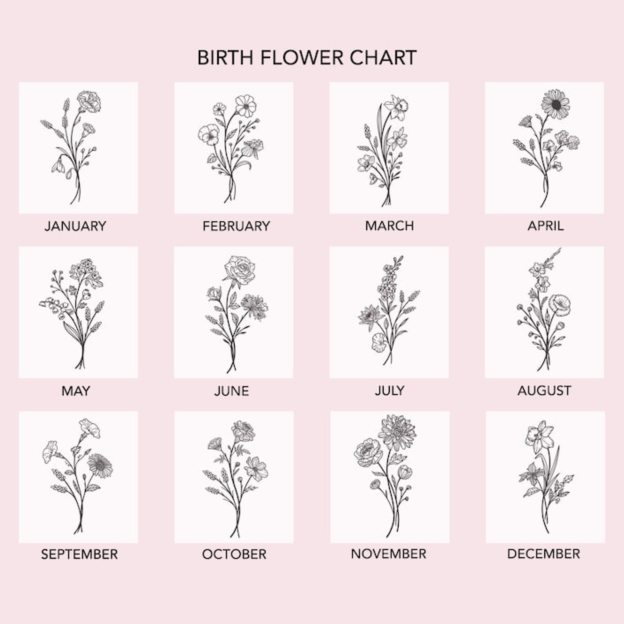 Personalized Birth Flower Wood Jewelry Box for Unique & Love | JNSDec54