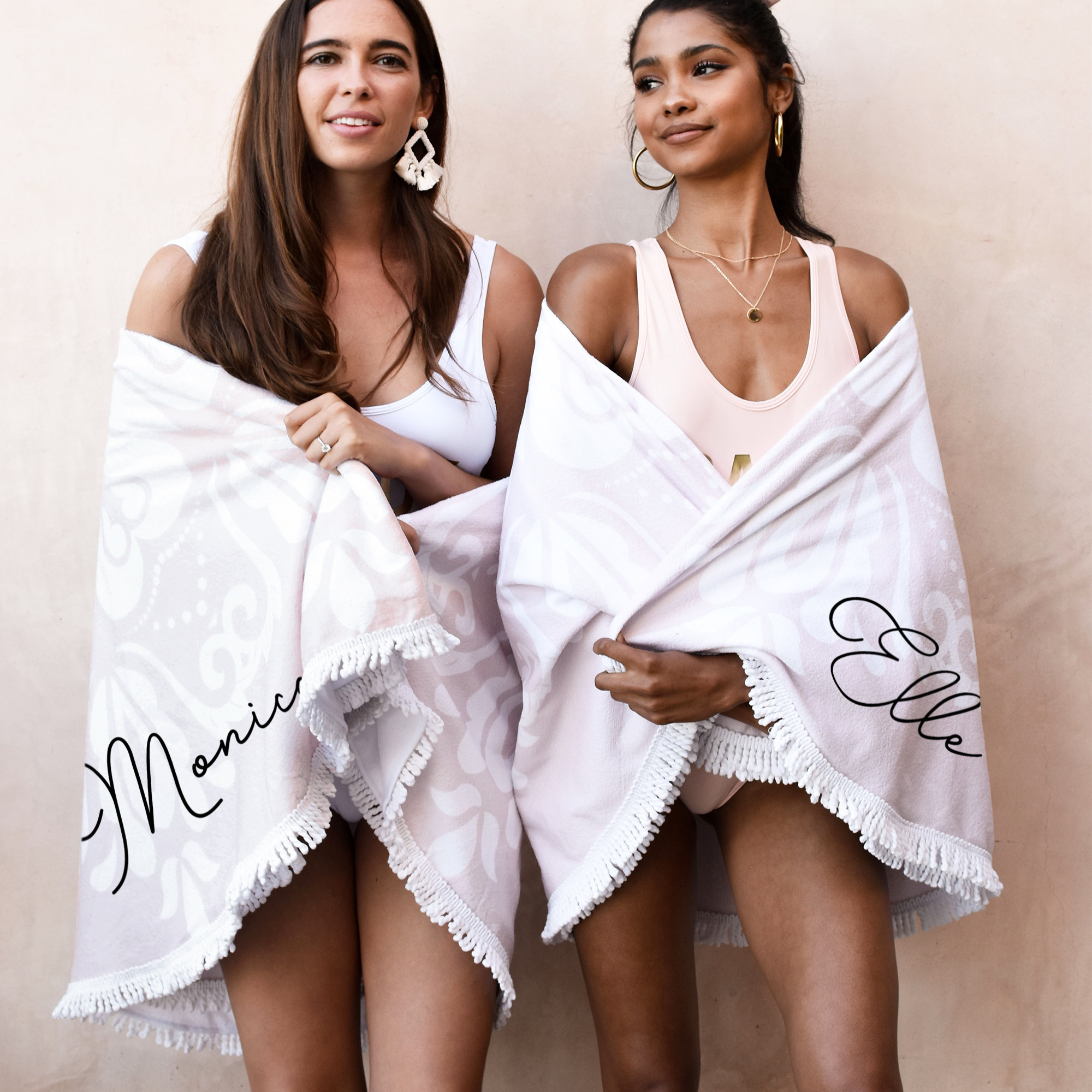 Personalized Boho Round Beach Towels for Unique & Love | JNSTowel04