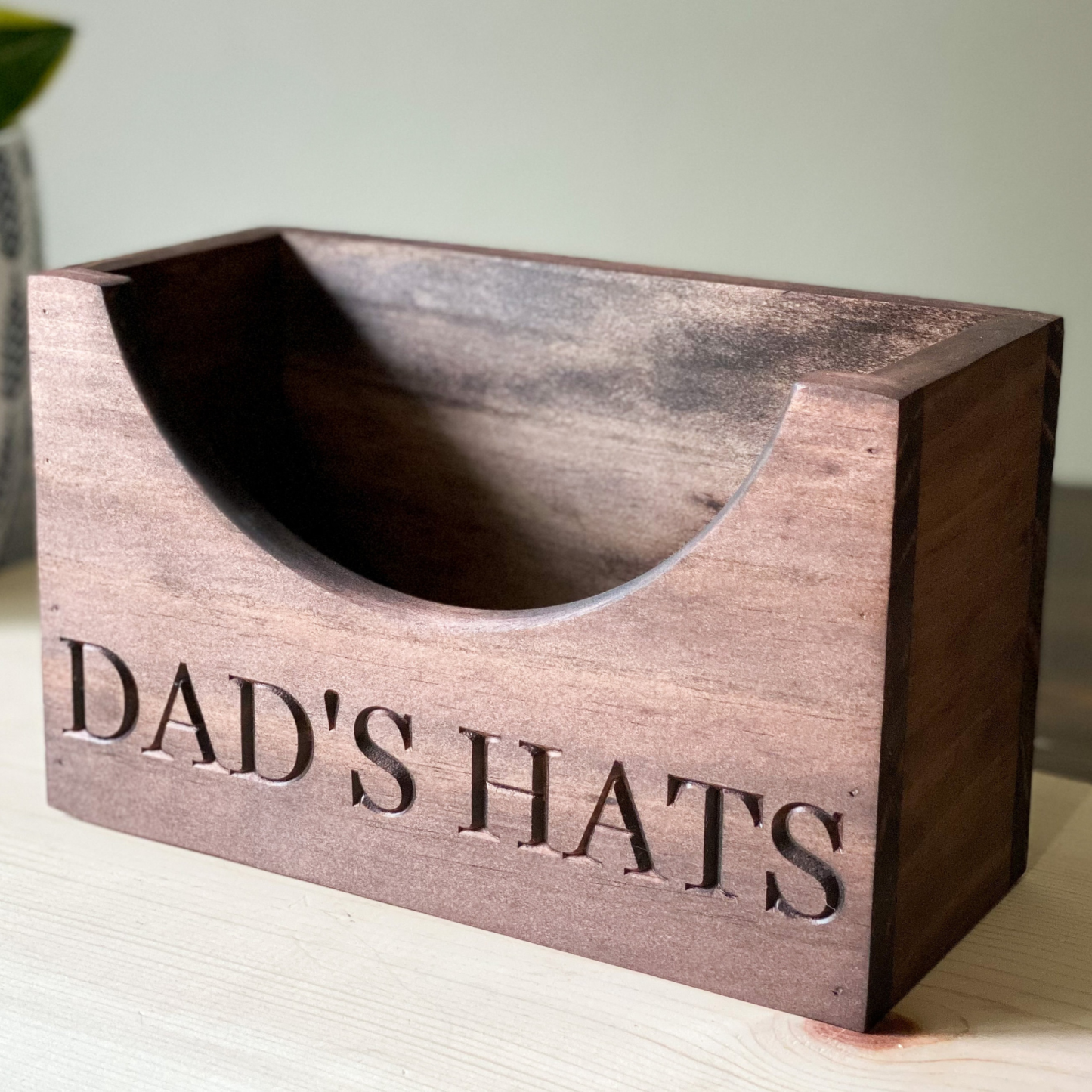 Personalized Wooden Baseball Hat Holder for Unique & Love | JNSDec57
