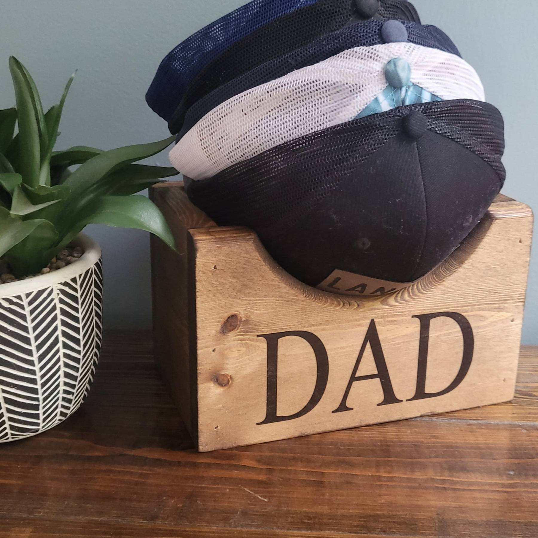Personalized Wooden Baseball Hat Holder for Unique & Love | JNSDec57