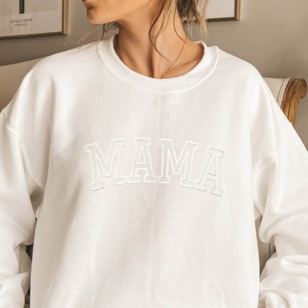 Personalized Mama Sweatshirt with Kid Names on Sleeve for Unique & Love | JNSCloth19