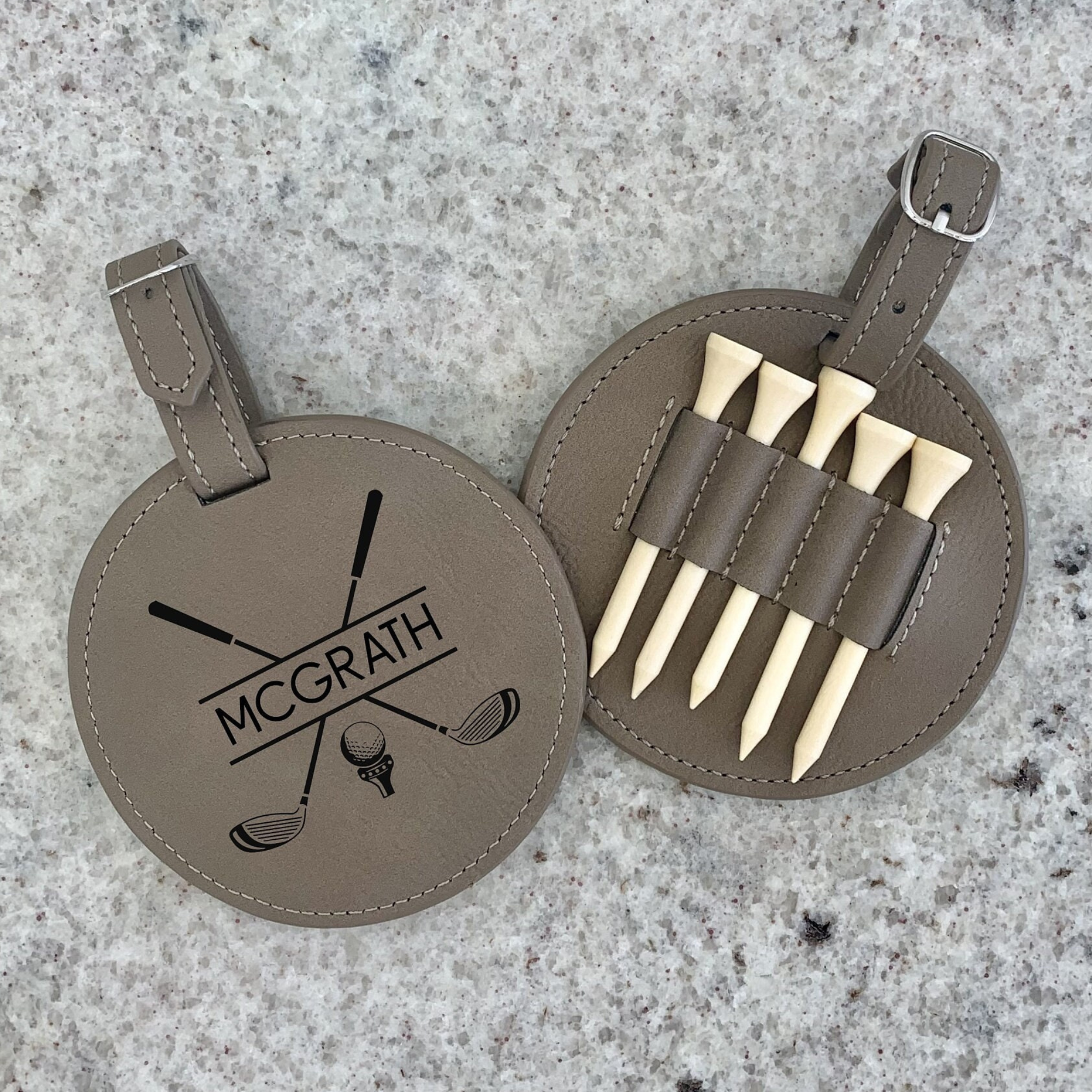 Personalized Golf Tee & Holder Tag for Unique & Love | JNSBag28