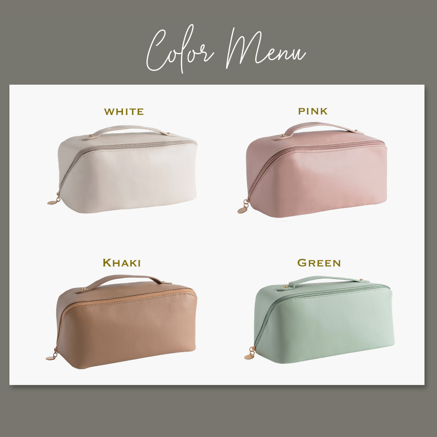 Personalized Embroidered Makeup Bag for Unique & Love | JNSBag30