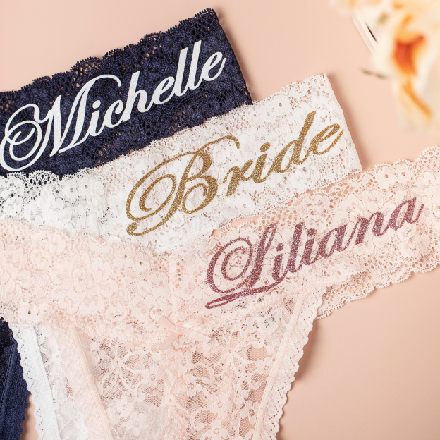 Personalized Glitter Name Lace Thong for Unique & Love | JNSCloth22
