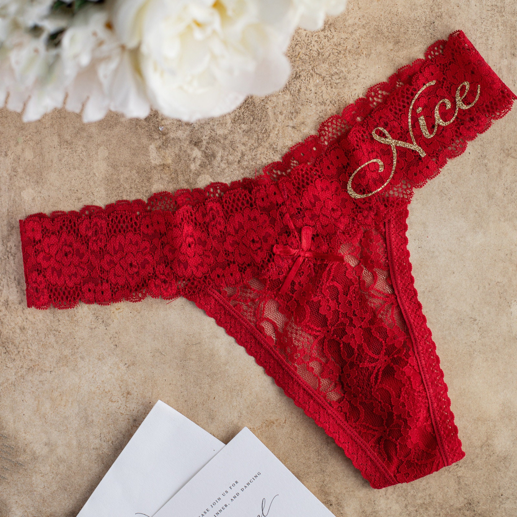 Personalized Glitter Name Lace Thong for Unique & Love | JNSCloth22