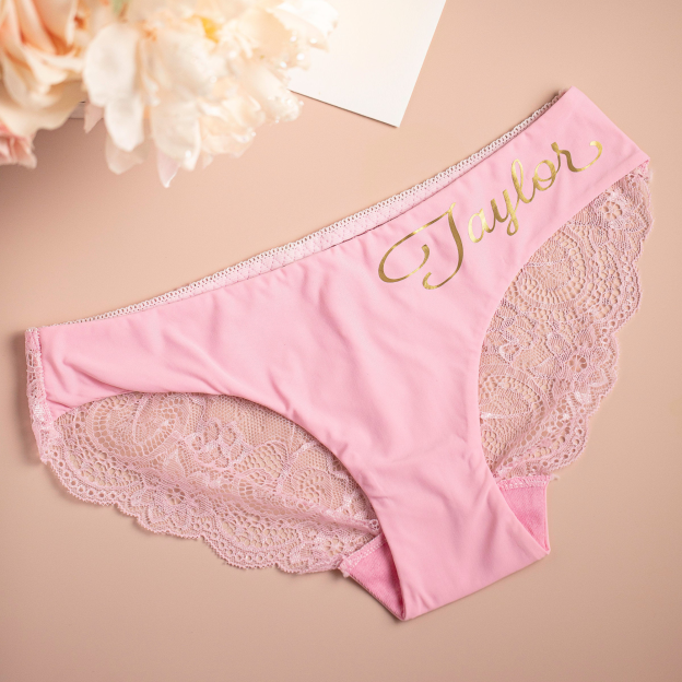 Personalized Glitter Name Lace Thong for Unique & Love | JNSCloth24