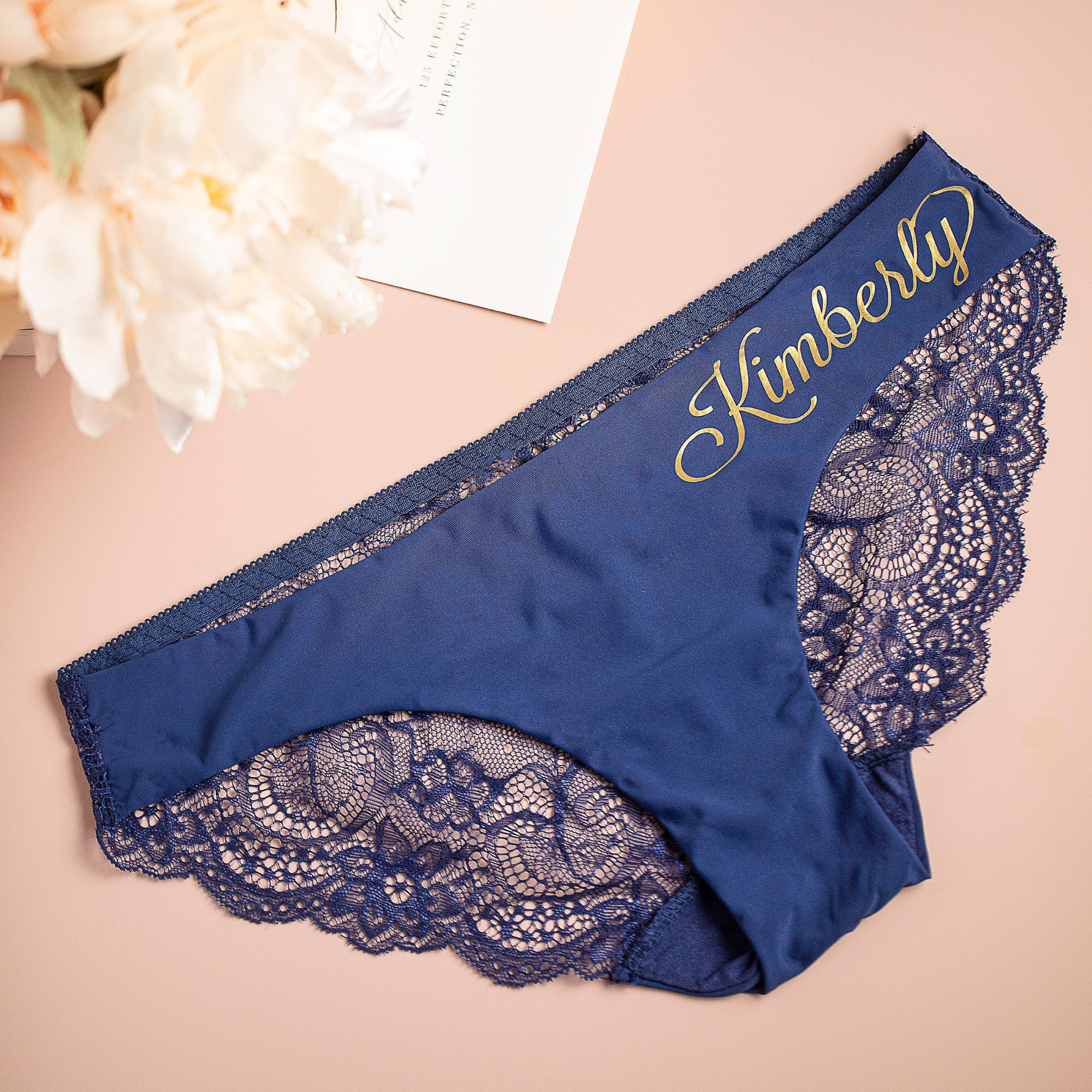 Personalized Glitter Name Lace Thong for Unique & Love | JNSCloth24