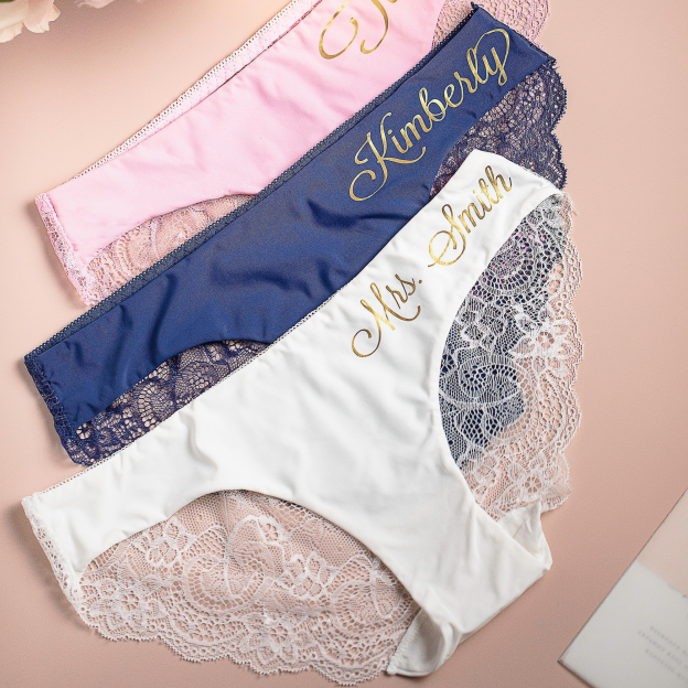 Personalized Glitter Name Lace Thong for Unique & Love | JNSCloth24
