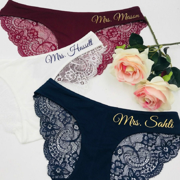 Personalized Glitter Name Lace Thong for Unique & Love | JNSCloth24
