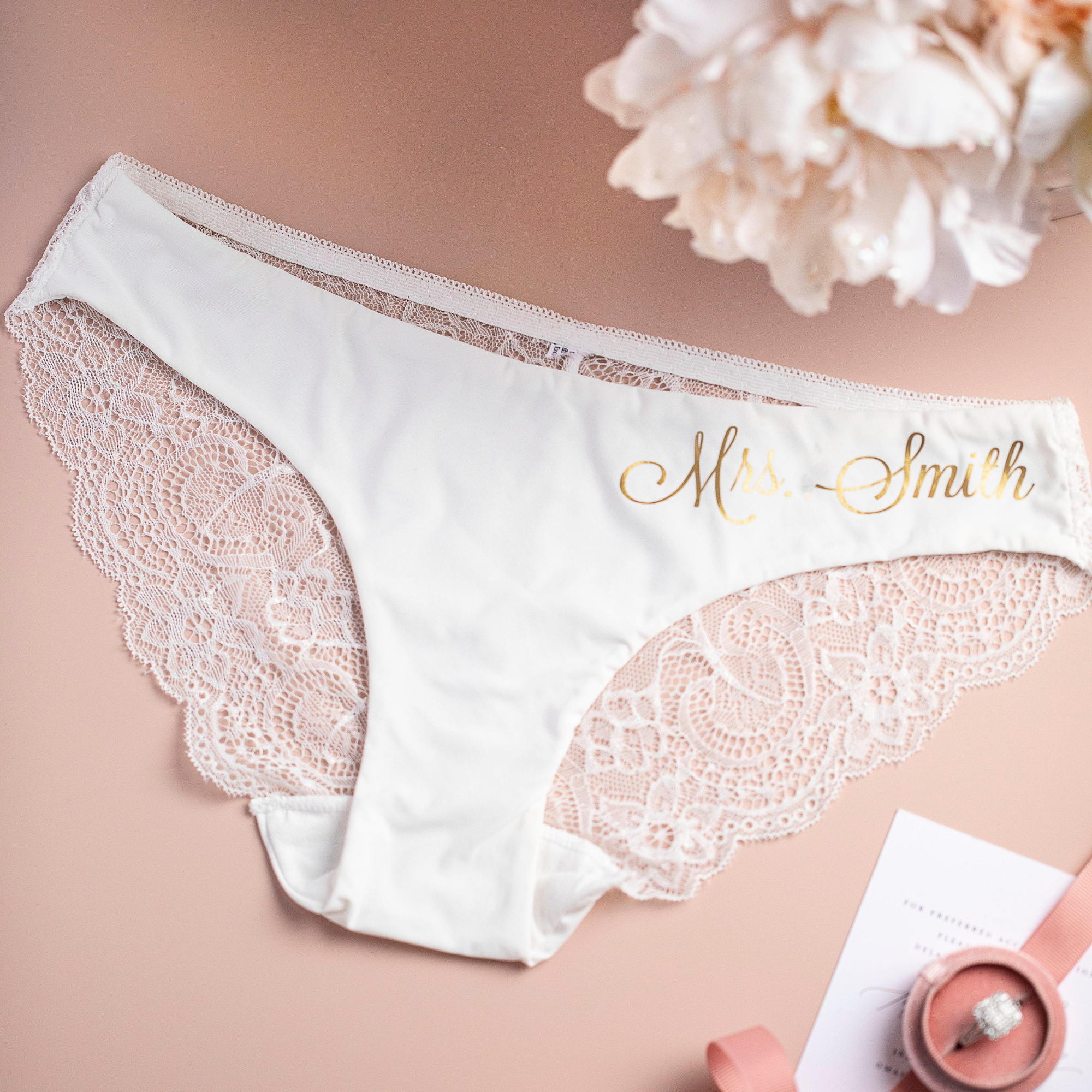 Personalized Glitter Name Lace Thong for Unique & Love | JNSCloth24