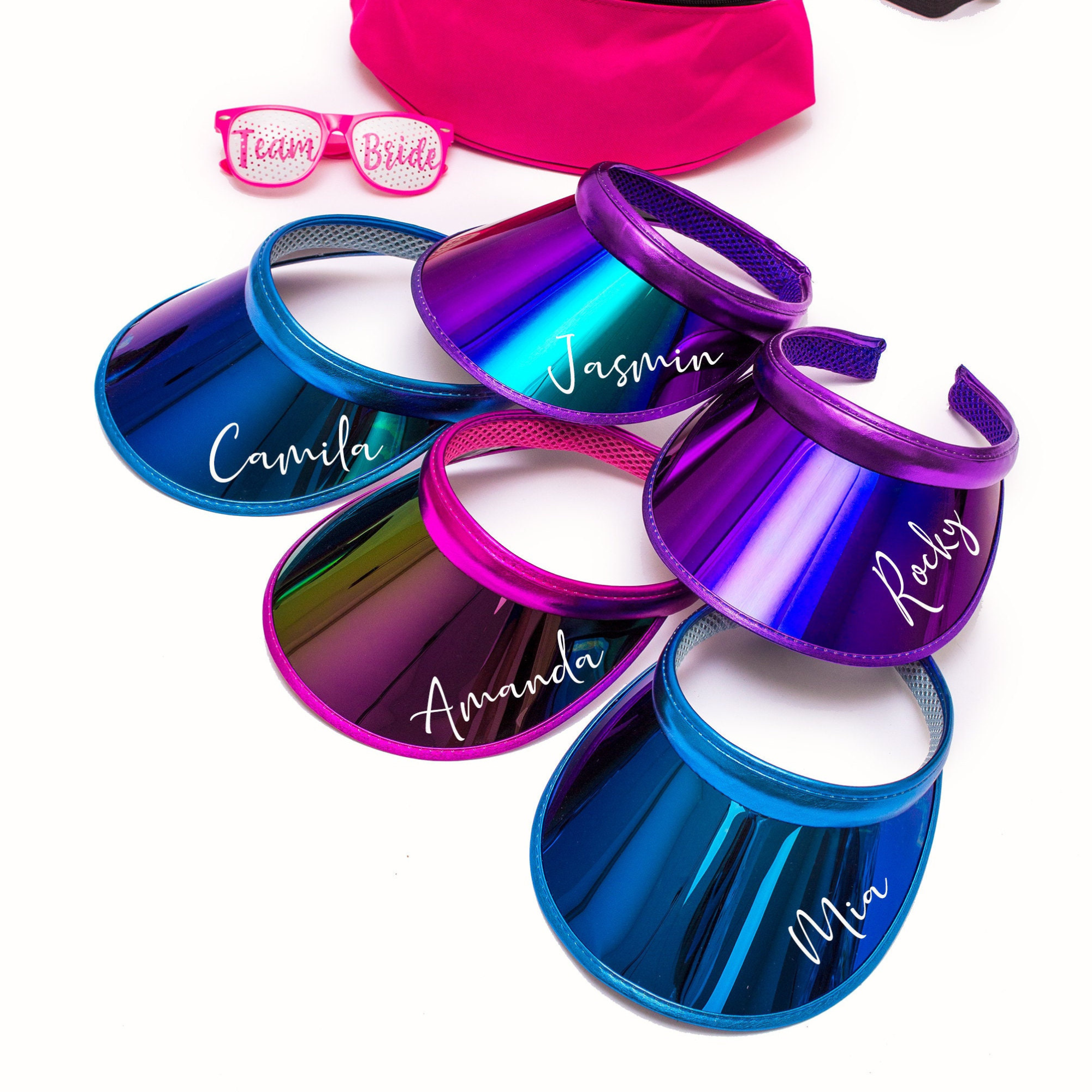 Personalized Holographic Sun Visors Hats for Unique & Love | JNSHat04