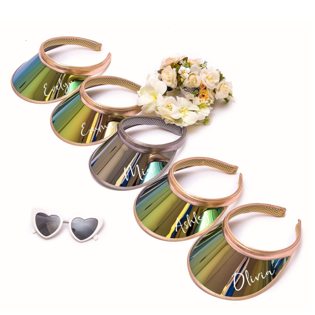 Personalized Holographic Sun Visors Hats for Unique & Love | JNSHat04