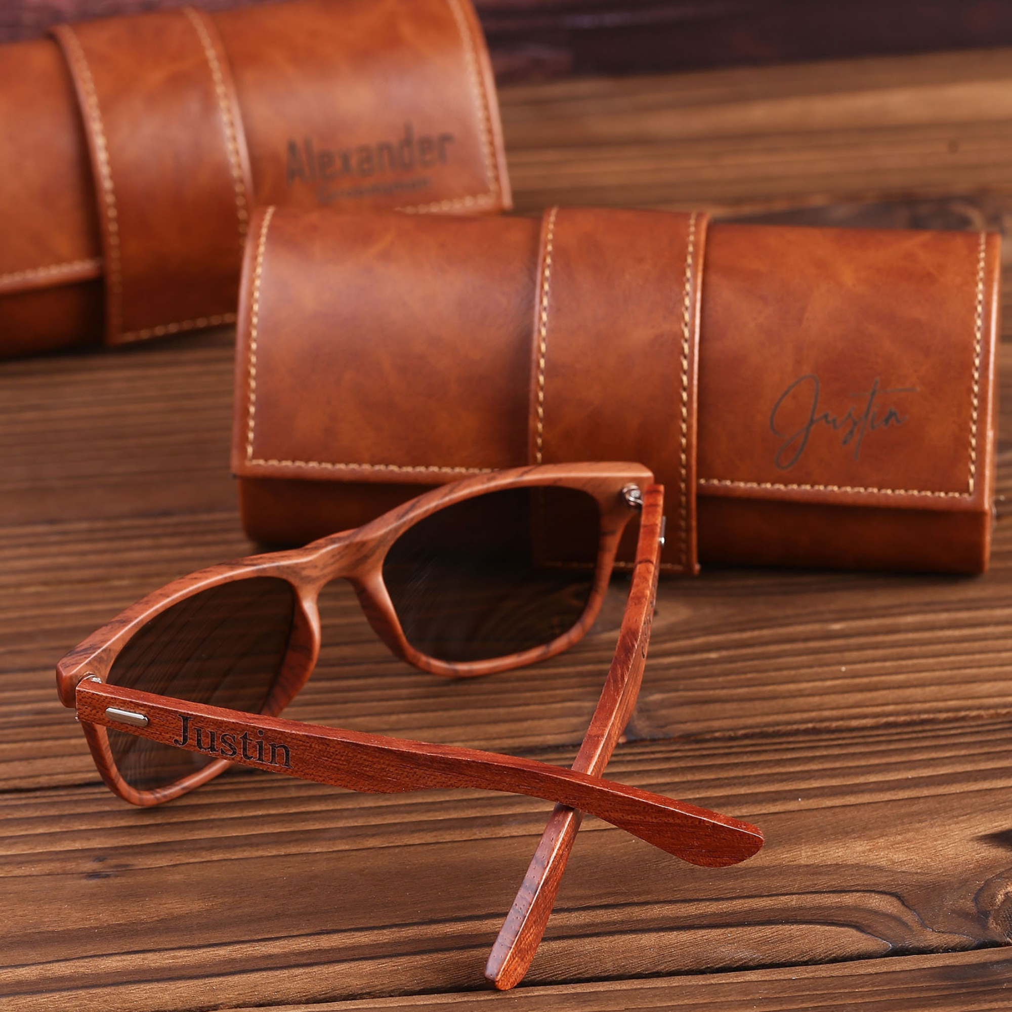 Personalized Sunglasses with Leather Box for Unique & Love | JNSDec70
