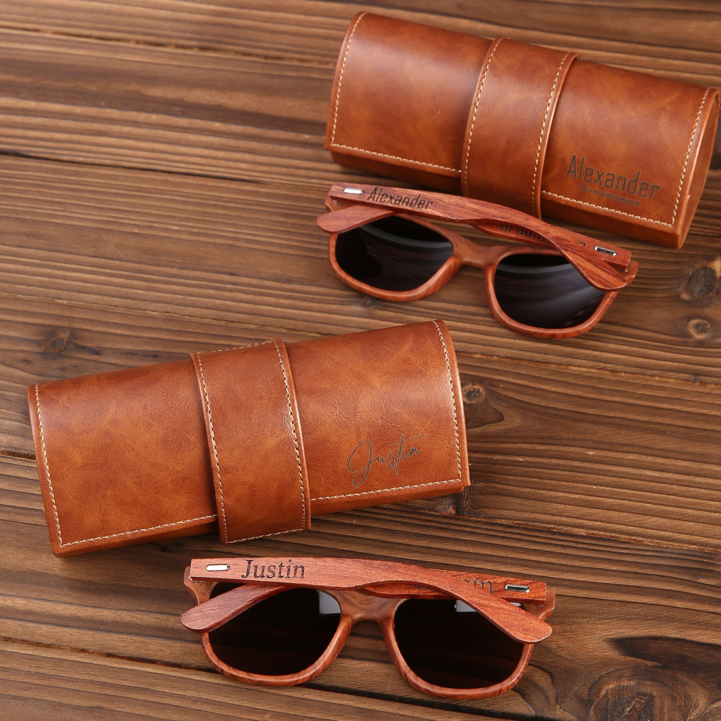 Personalized Sunglasses with Leather Box for Unique & Love | JNSDec70