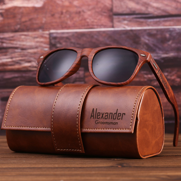 Personalized Sunglasses with Leather Box for Unique & Love | JNSDec70