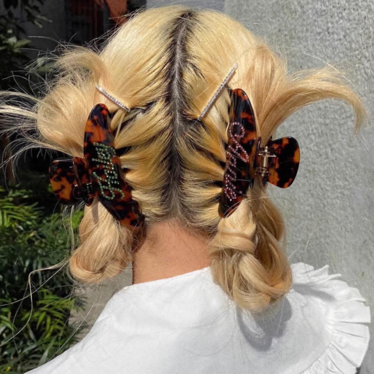 Personalized Rhinestone Name Hair Claw Clips | JNSDec77