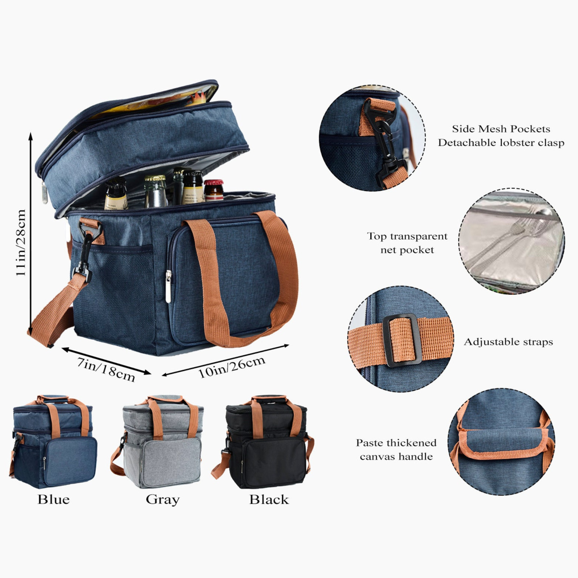 Personalized Embroidered Cooler Bag for Unique & Love | JNSBag40