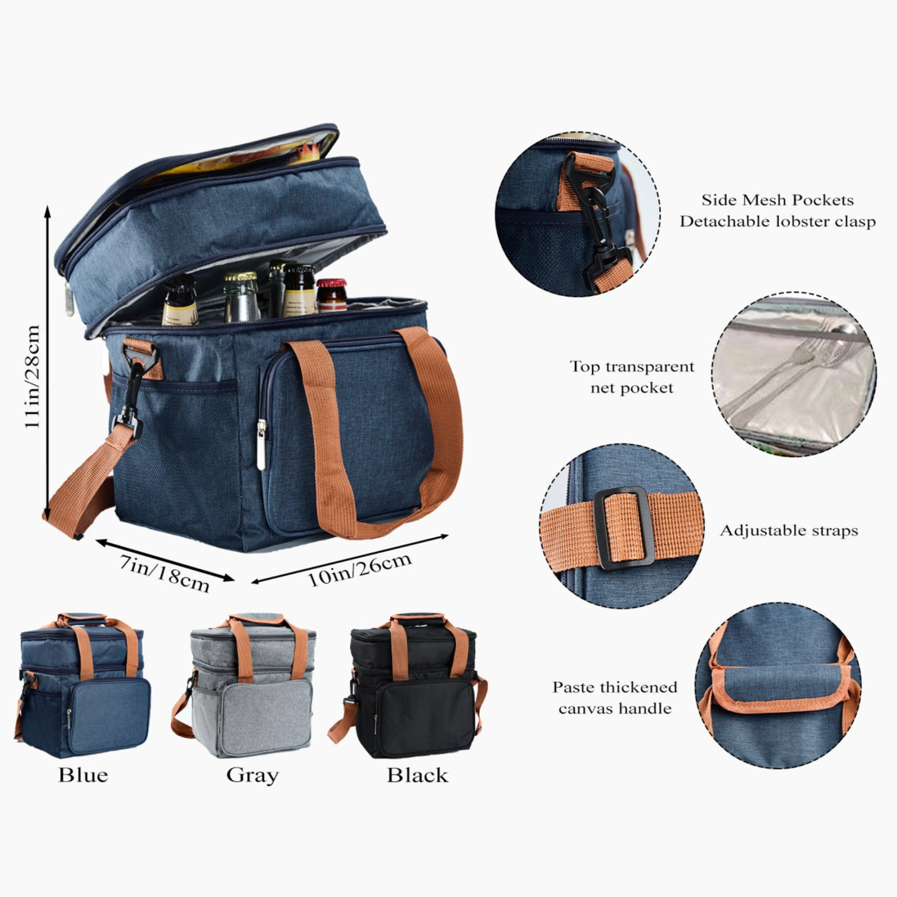 Personalized Embroidered Cooler Bag for Unique & Love | JNSBag40