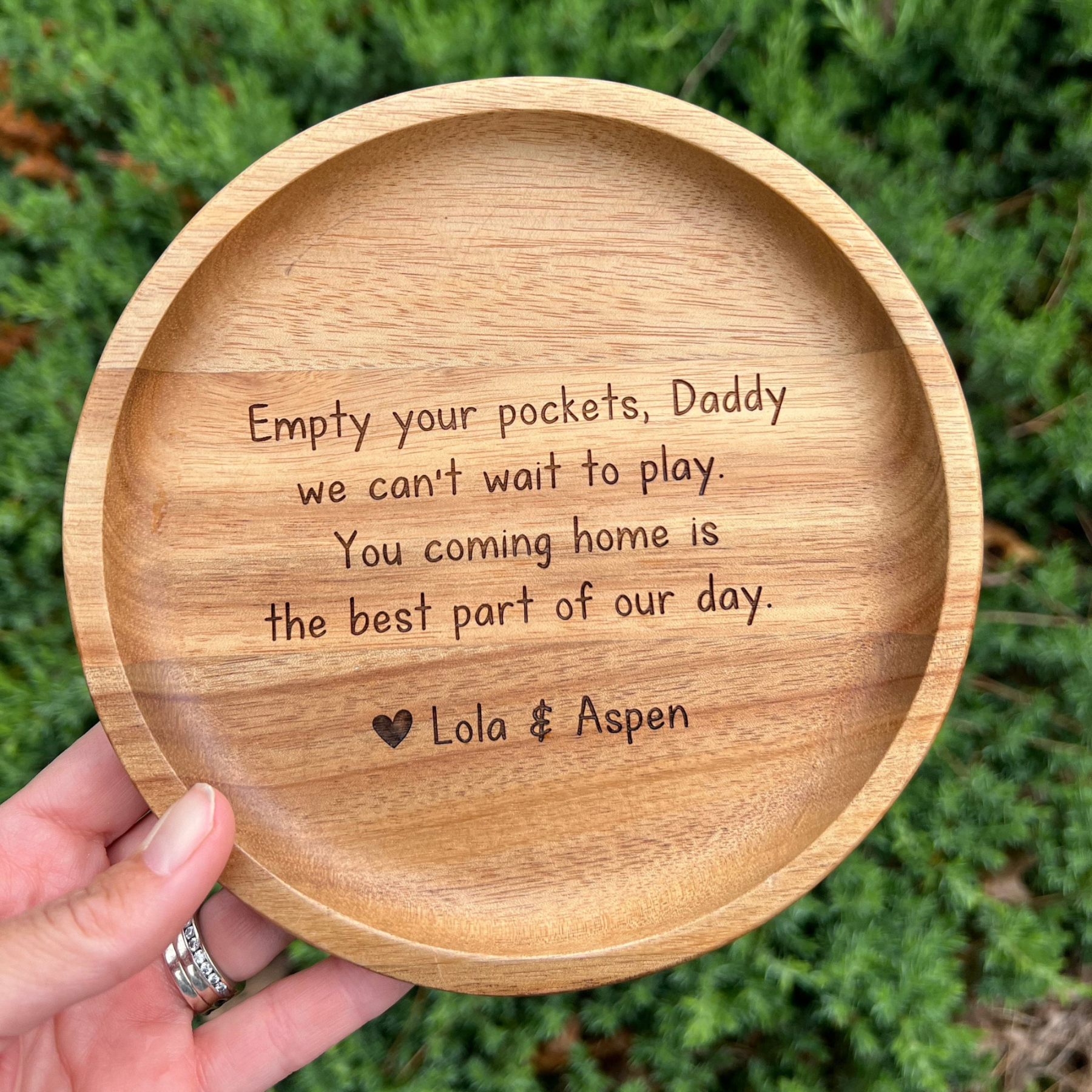 Personalized Engraved Tray | JNSDec81