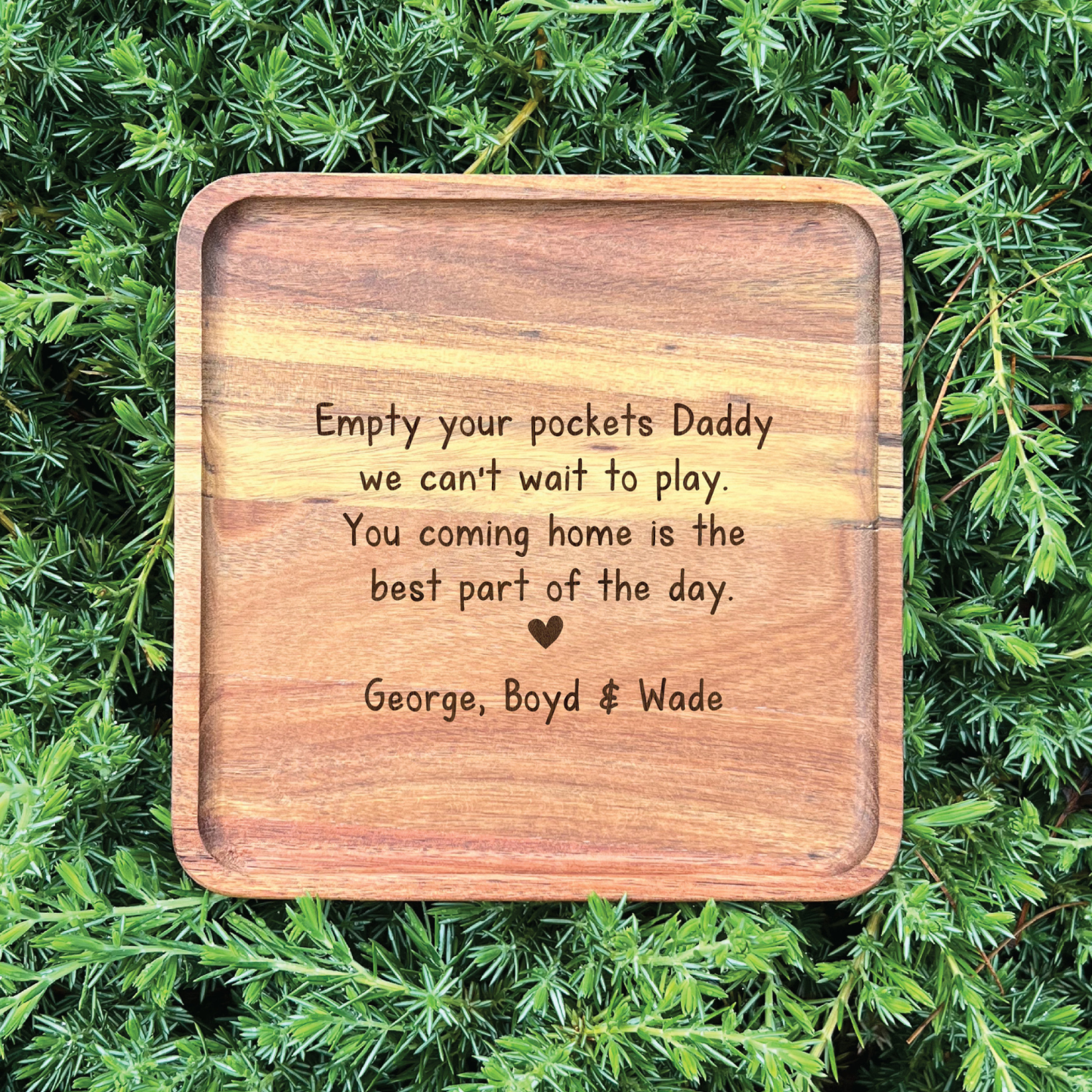 Personalized Engraved Tray | JNSDec81