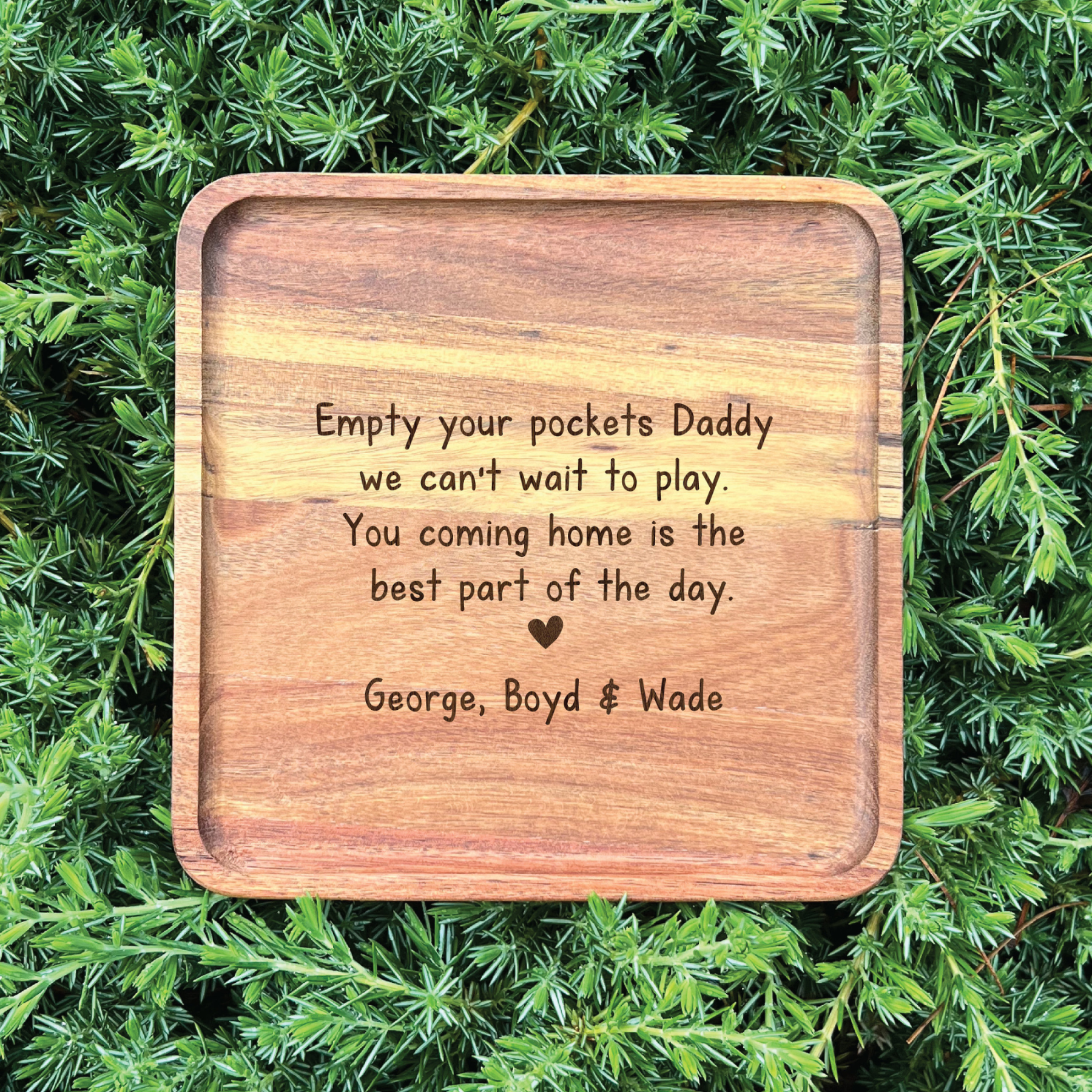 Personalized Engraved Tray | JNSDec81