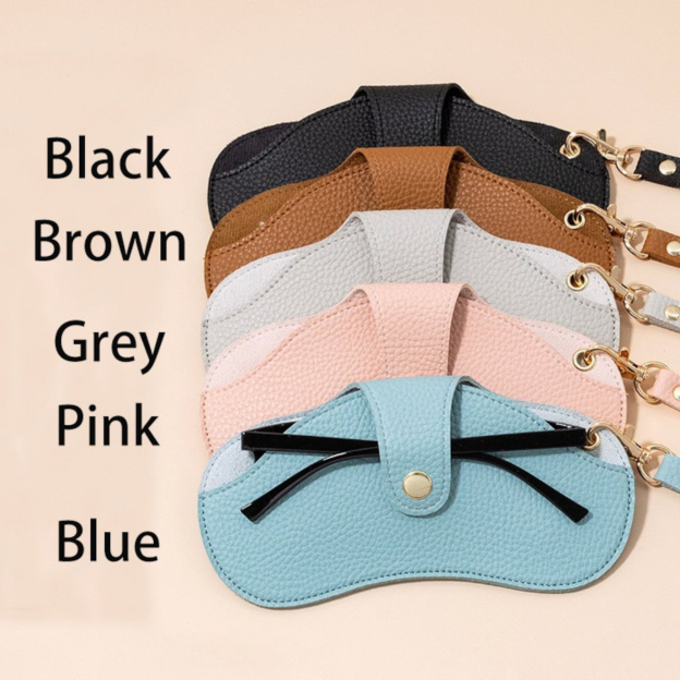 Personalized Name Leather Glasses Case for Unique & Love | JNSBag41