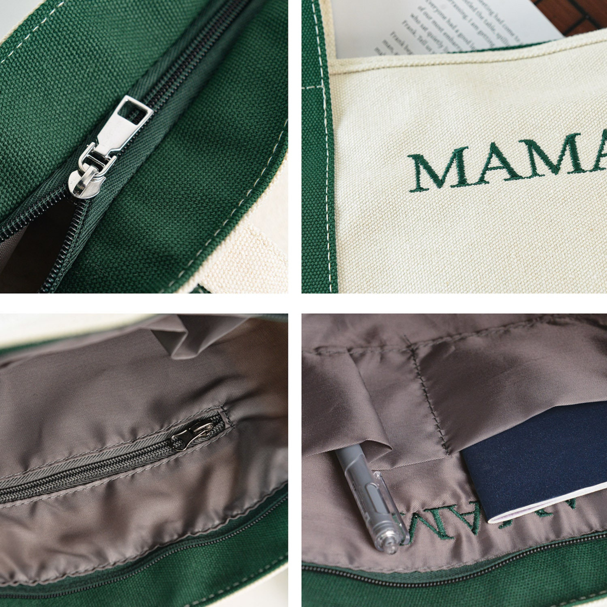 Personalized Name Embroidered Canvas Tote Bag for Unique & Love | JNSBag42