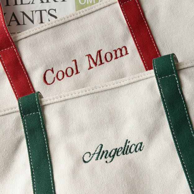 Personalized Name Embroidered Canvas Tote Bag for Unique & Love | JNSBag42