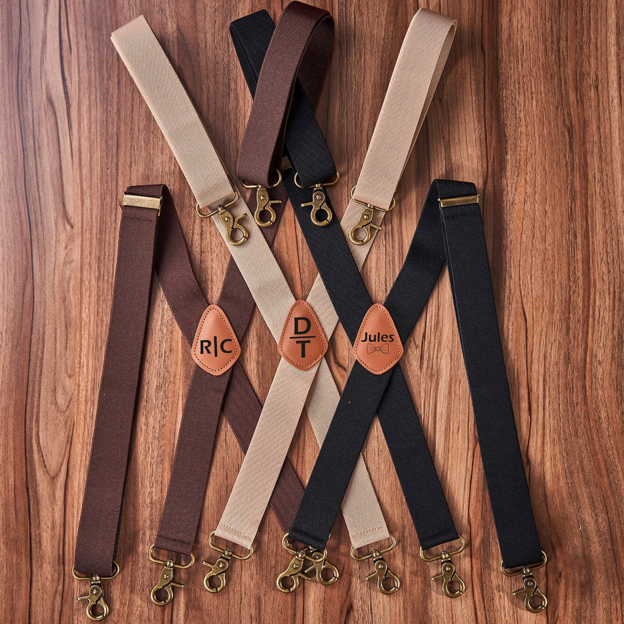 Personalized Monogrammed Leather Suspenders for Unique & Love | JNSCloth32