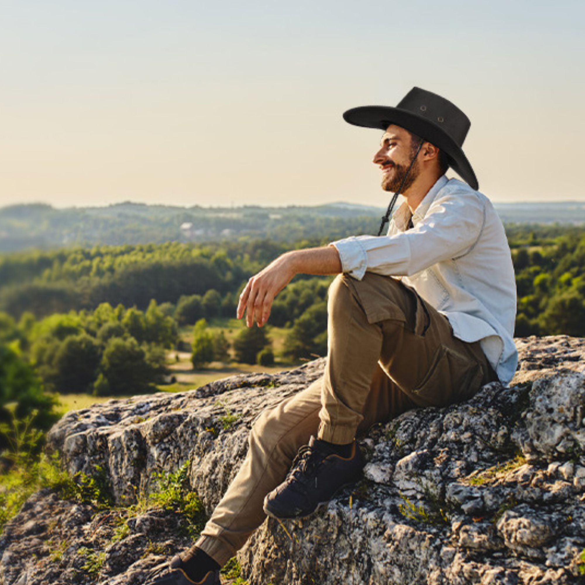 Personalized Leather Patch Cowboy Hat for Unique & Love | JNSHat06