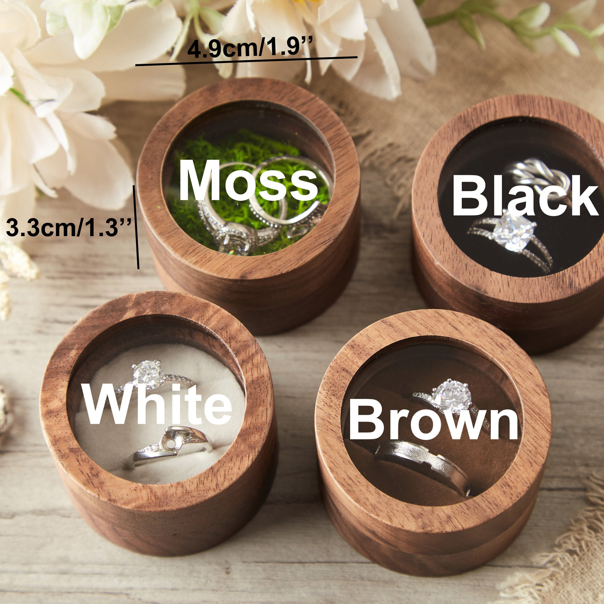 Personalized Wood Ring Box for Unique & Love | JNSDec86
