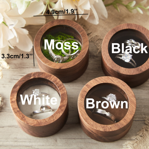 Personalized Wood Ring Box for Unique & Love | JNSDec86
