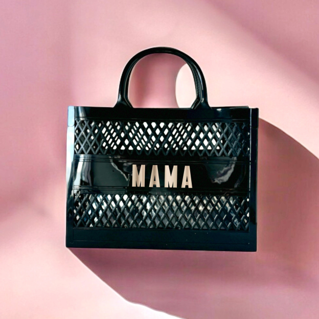 Personalized Name Color Jelly Beach Tote Bag | JNSBag52