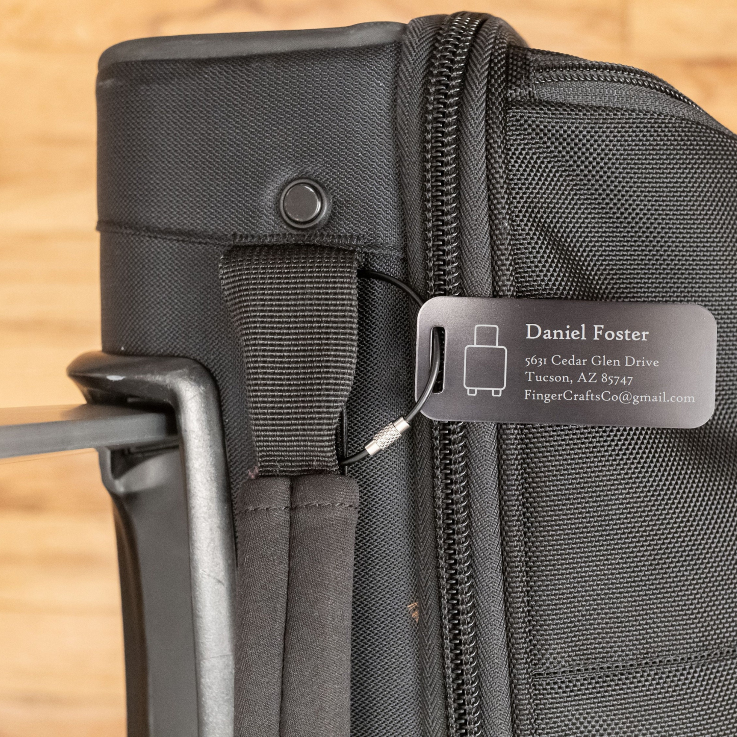 Personalized Engraved Metal Luggage Tag | JNSDec92