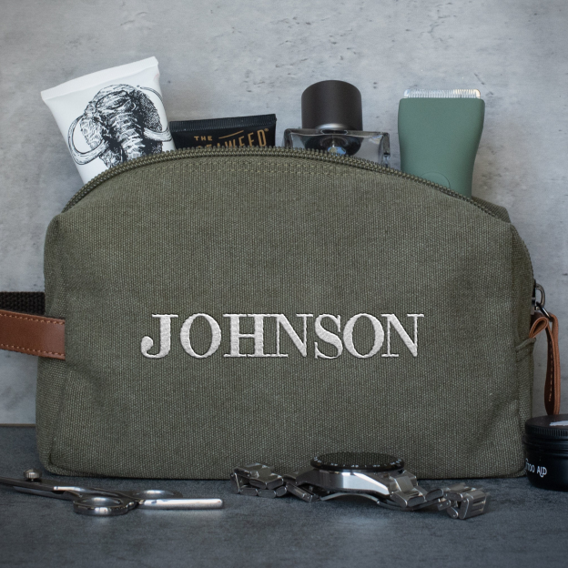 Personalized Monogram Embroidered Toiletry Bag for Unique & Love | JNSBag55