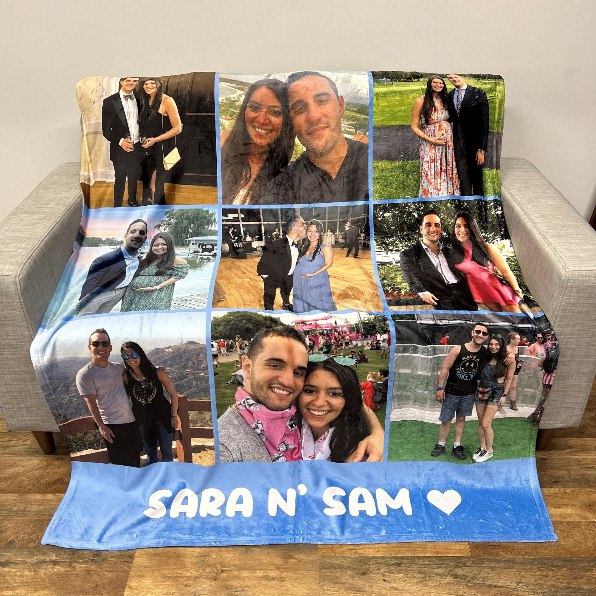 Personalized Photo Blanket for Unique & Love | JNSBk01