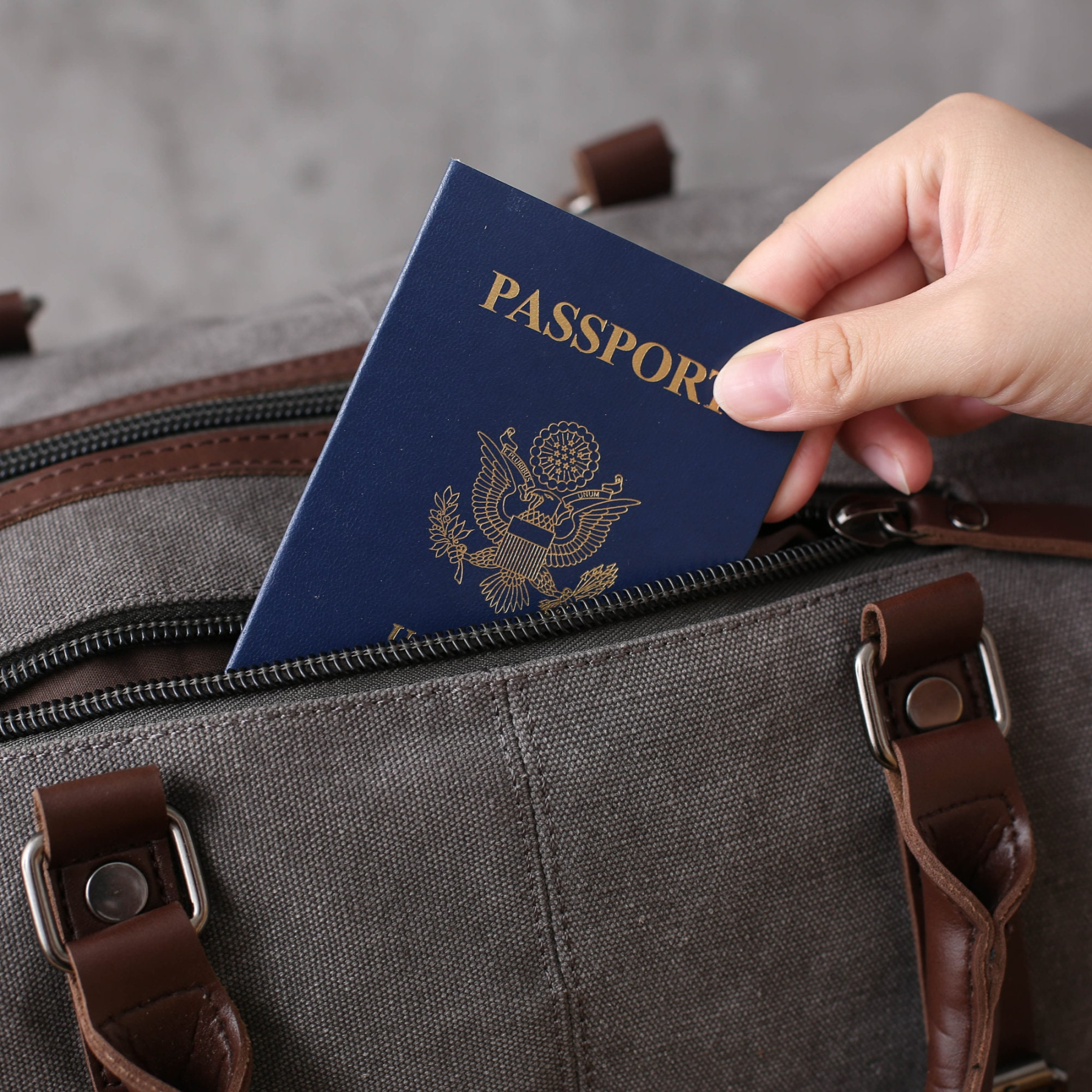 Personalized Monogrammed Travel Duffel Bag with Shoe Pouch | JNSBag57