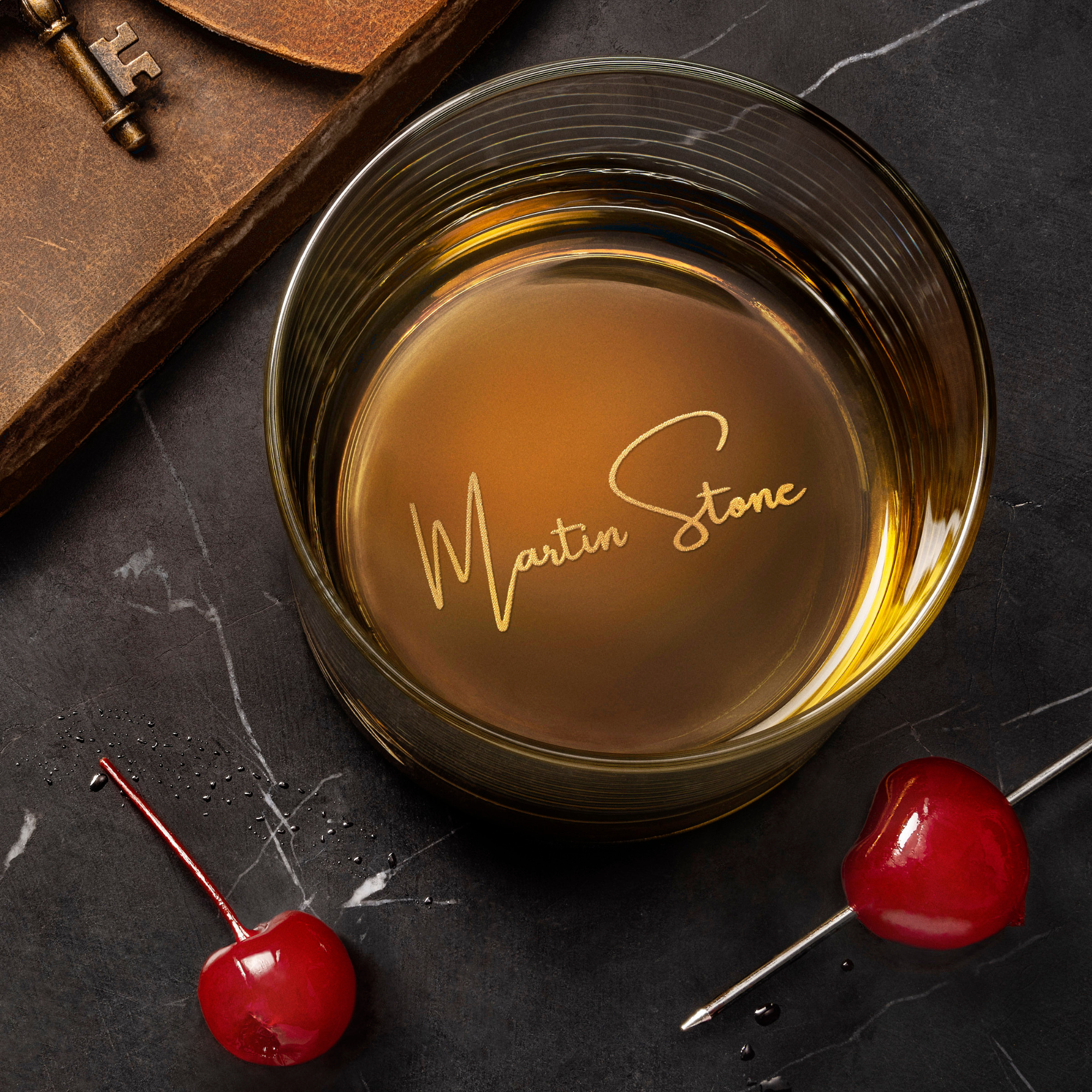 Personalized Name Engraved Whiskey Glass for Unique & Love | JNSDec97