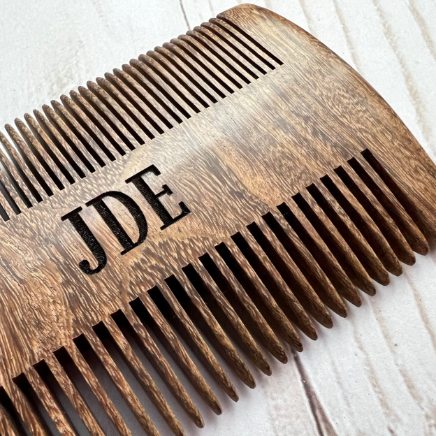 Personalized Name Wood Beard Comb for Unique & Love | JNSTool02