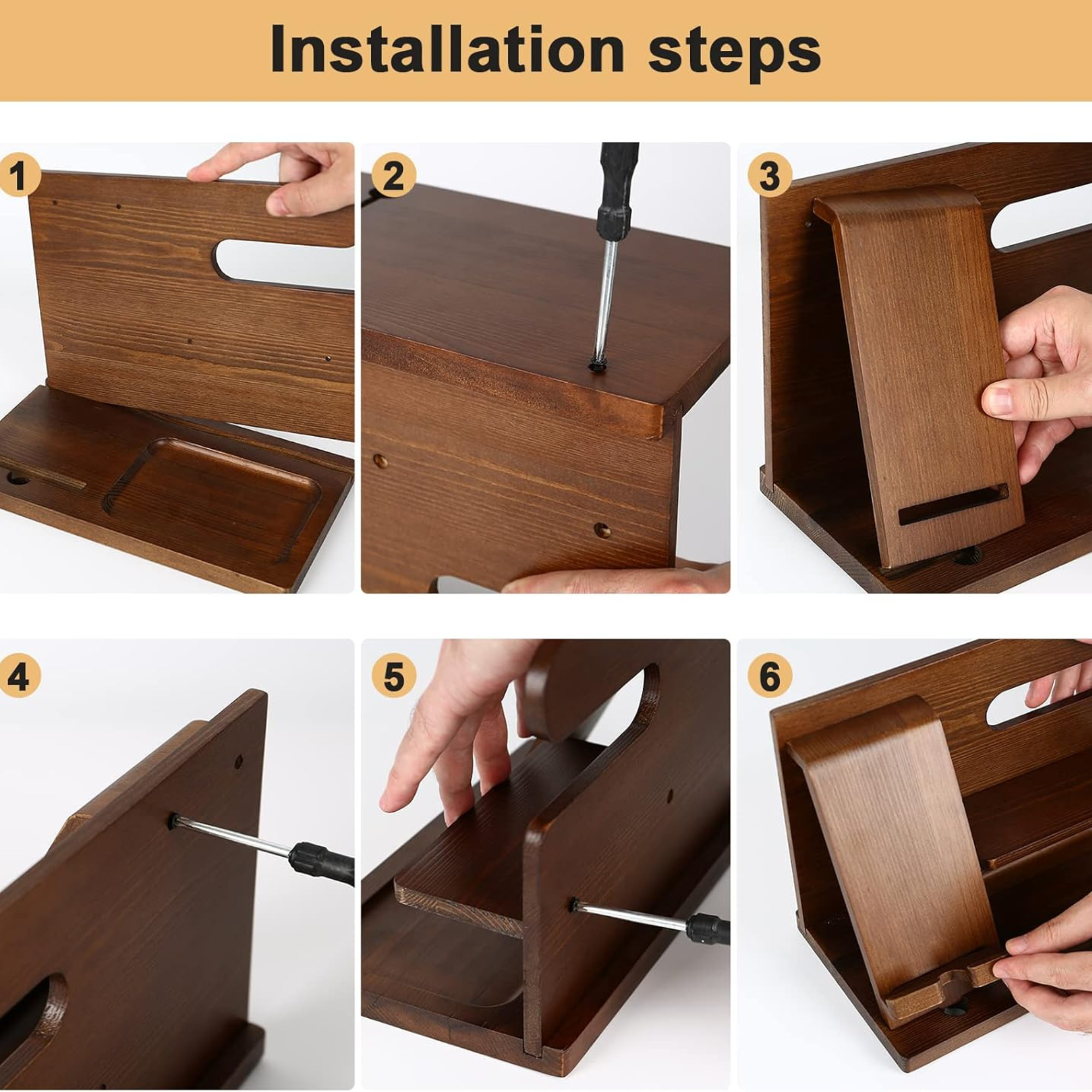 Personalized Wood Engraved Docking Station | JNSDec101