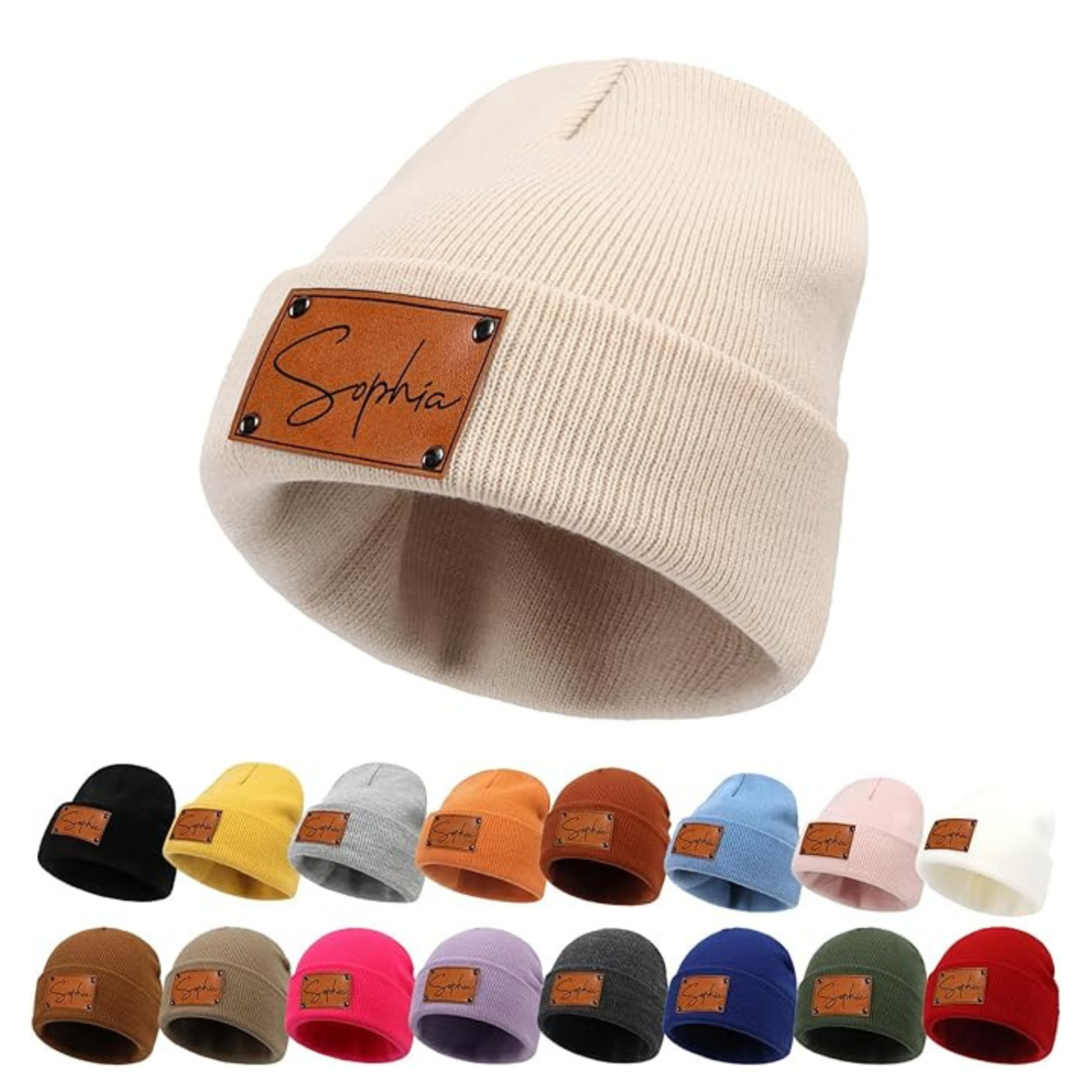 Personalized Name Knitted Winter Hat | KKHat11