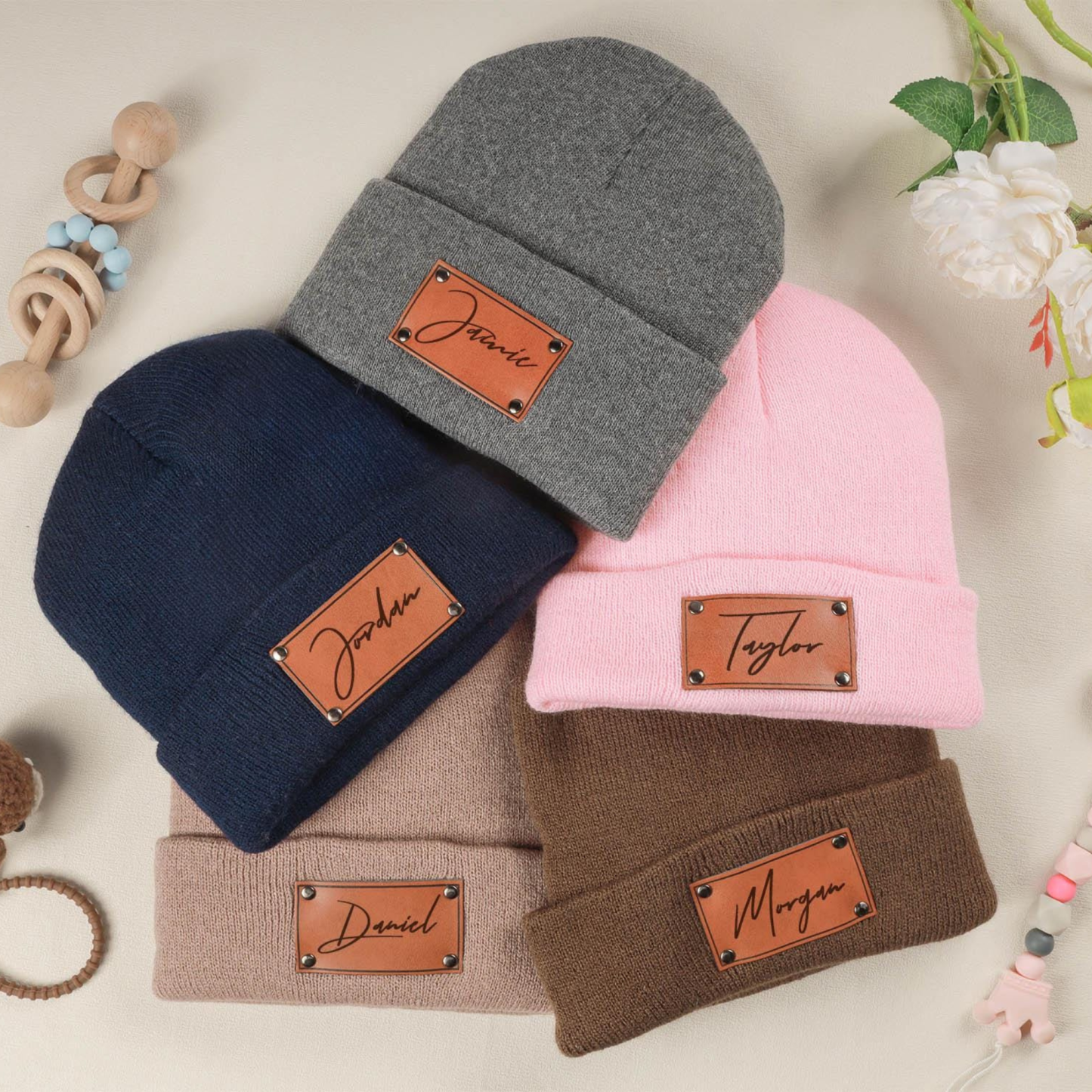 Personalized Name Knitted Winter Hat | KKHat11