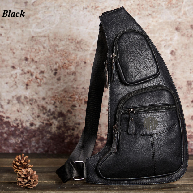 Personalized Leather Monogram Engraved Crossbody Sling Bag for Unique & Love | JNSBag61