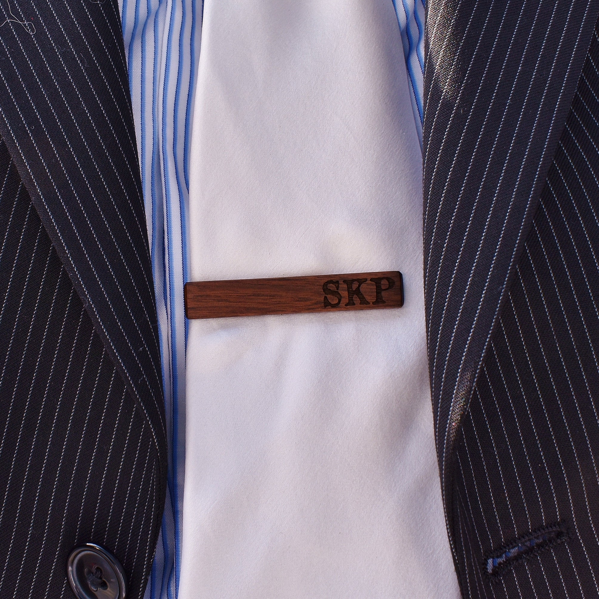 Personalized Wooden Tie Clip for Unique & Love  | JNSDec108