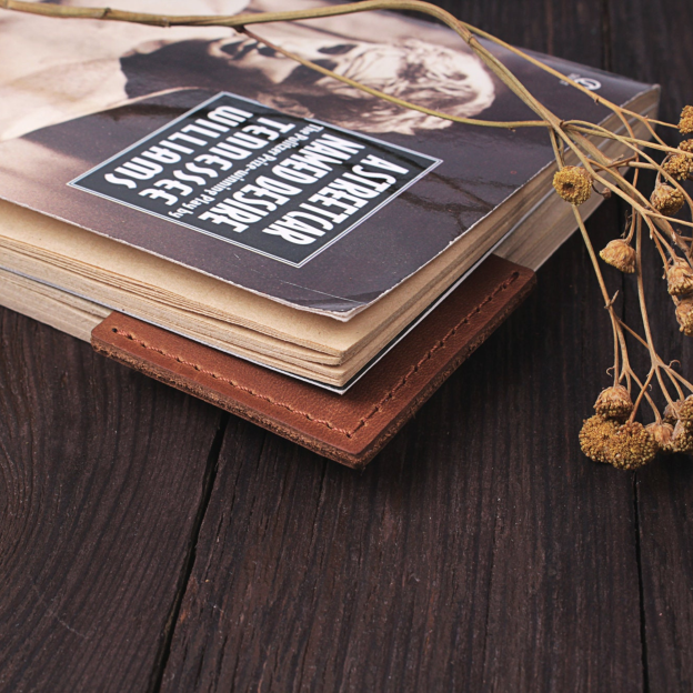 Personalized Leather Engraved Bookmark for Unique & Love  | JNSDec110