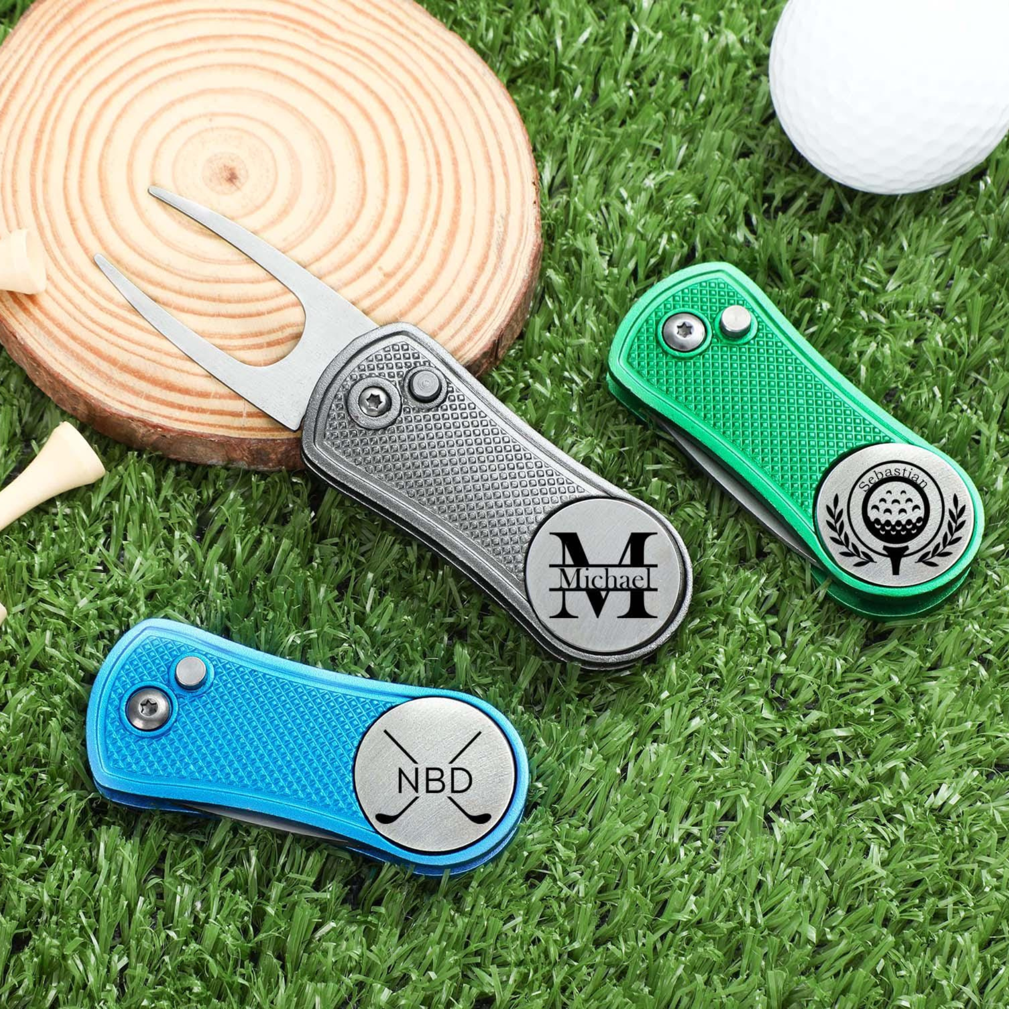 Personalized Engraved Golf Divot Repair Tool | JNSTool05