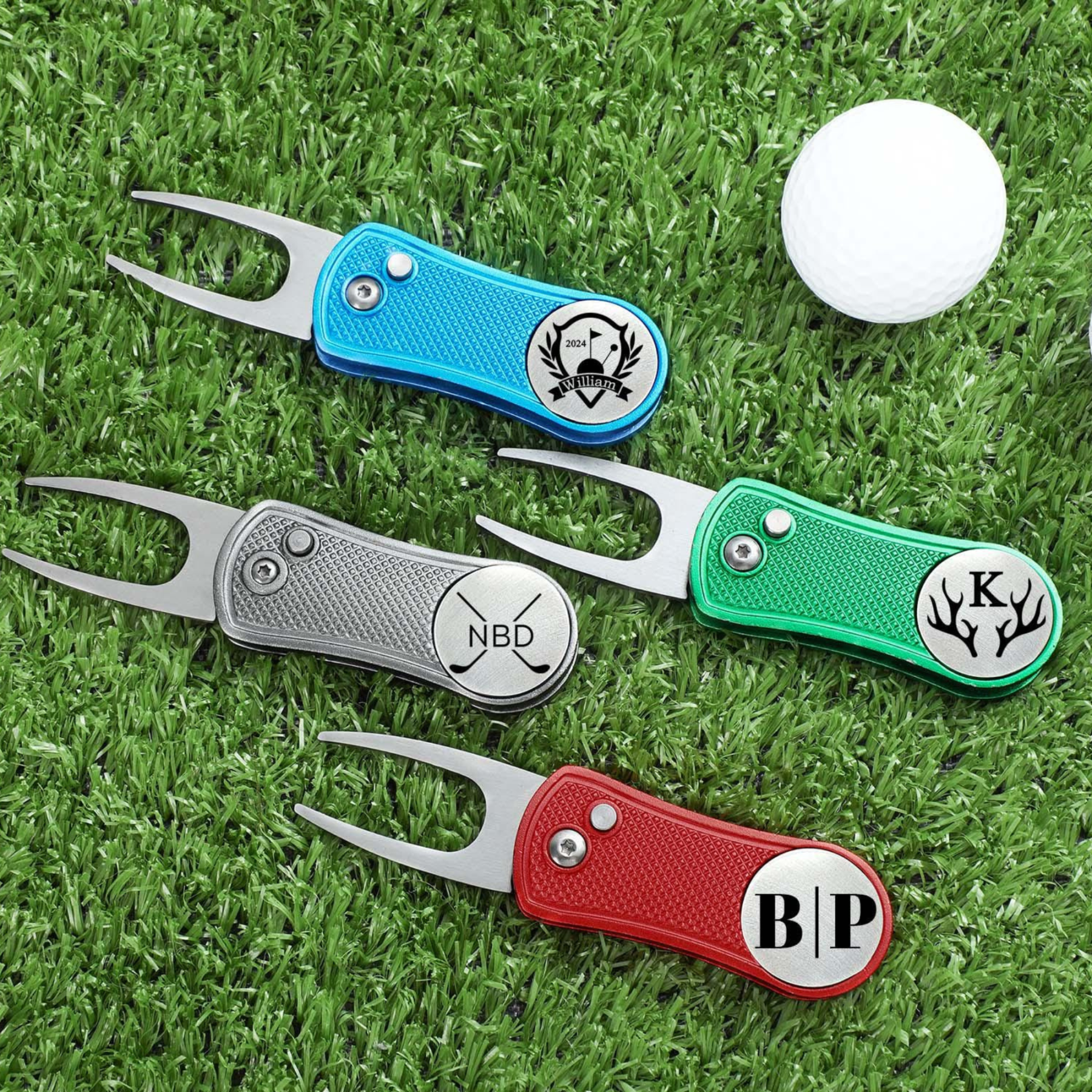Personalized Engraved Golf Divot Repair Tool | JNSTool05