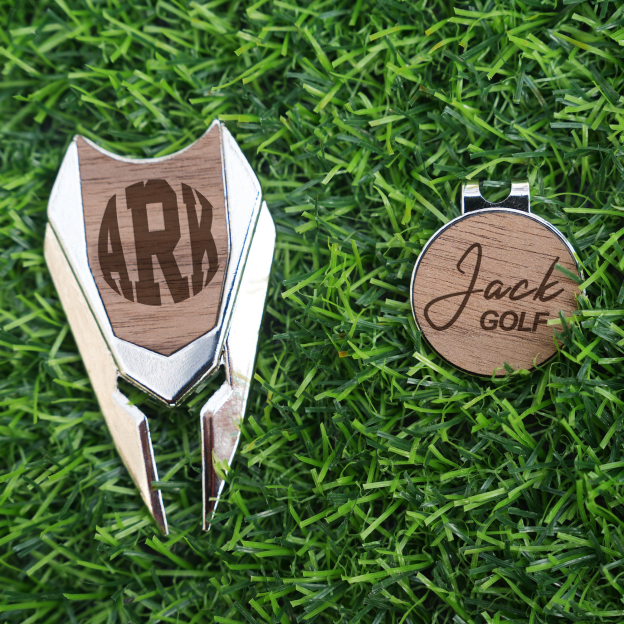 Personalized Monogram Golf Divot Tool and Ball Marker Set | JNSTool06