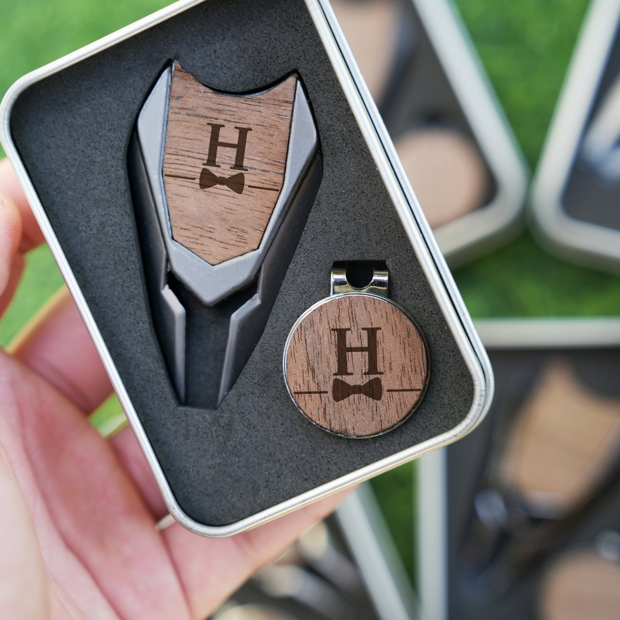 Personalized Monogram Golf Divot Tool and Ball Marker Set | JNSTool06