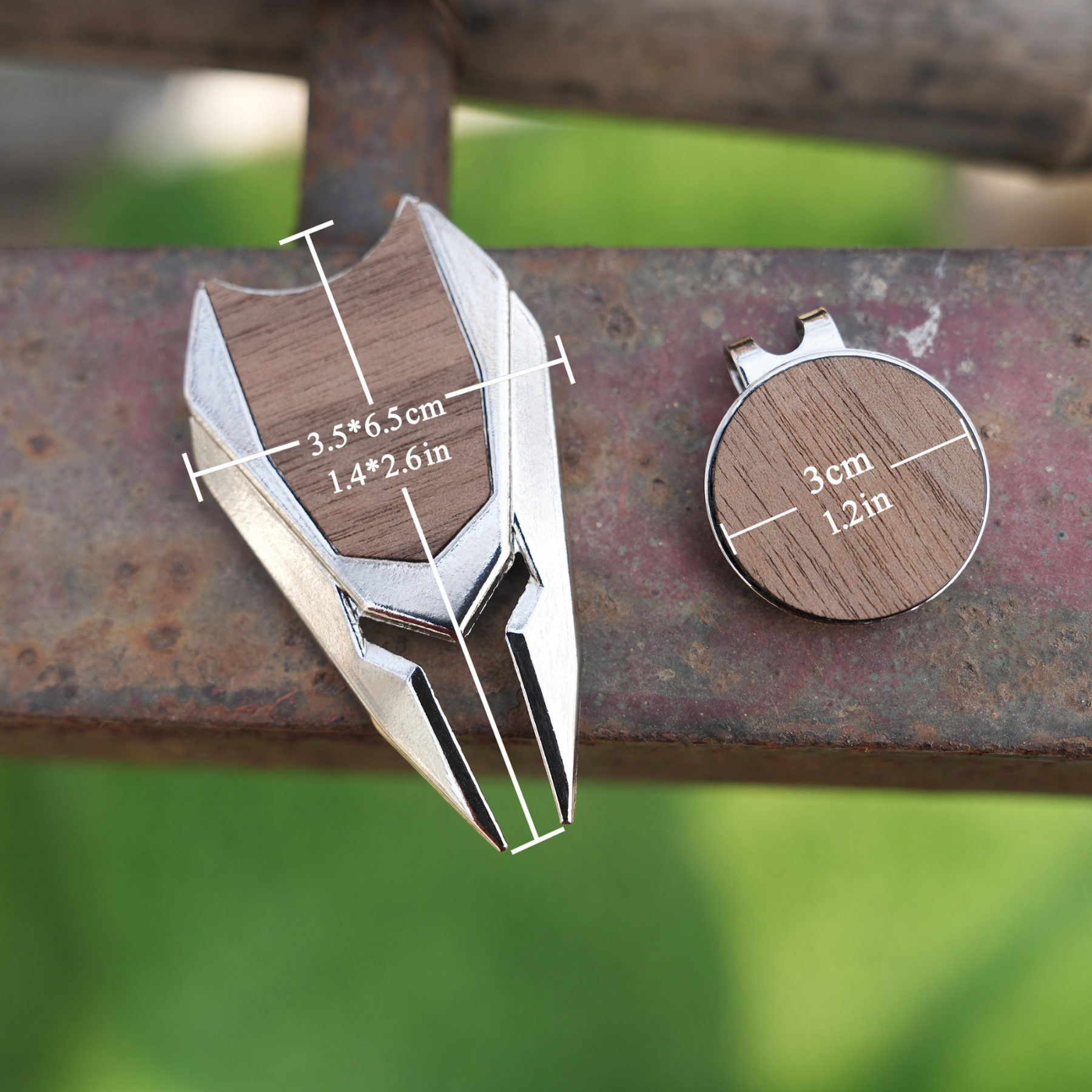 Personalized Monogram Golf Divot Tool and Ball Marker Set | JNSTool06